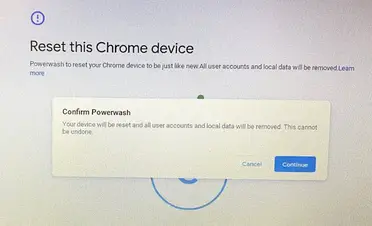 does powerwashing a Chromebook reset your ram?